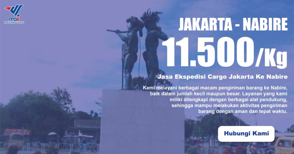 cargo jakarta ke nabire