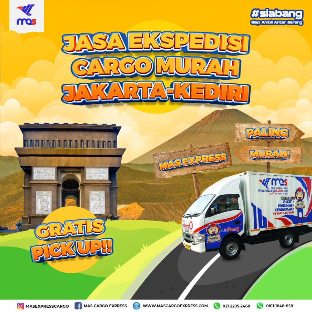 Ekspedisi cargo Jakarta ke Kediri