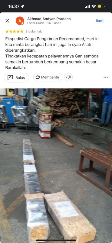 Ulasan ekspedisi cargo Jakarta Kupang